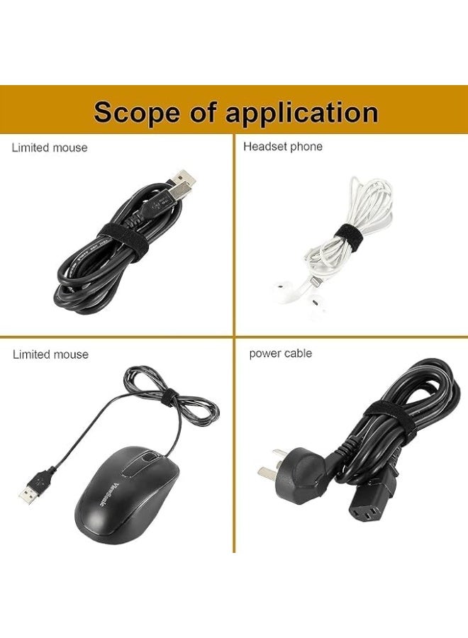 2m long reusable hook and loop magic tape with 2m x 2.5cm loop, adhesive backing, mounting tape, for home and office use - Image 3